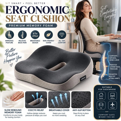 Ergonomic memory foam - ergonomic, seat