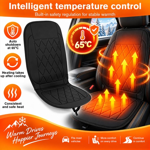 Luxury heated car seat cushion - heated,