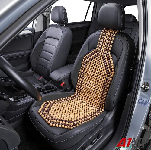Brown wooden bead - brown, car