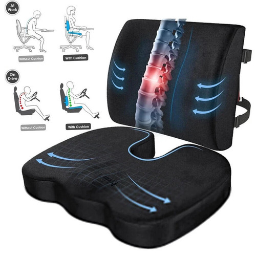 Lumbar back support cushion - back,