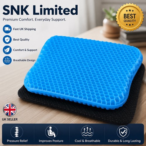Gel seat cushion - cushion, double