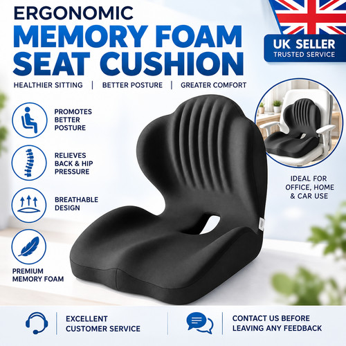Ergonomic memory foam - foam, coccyx