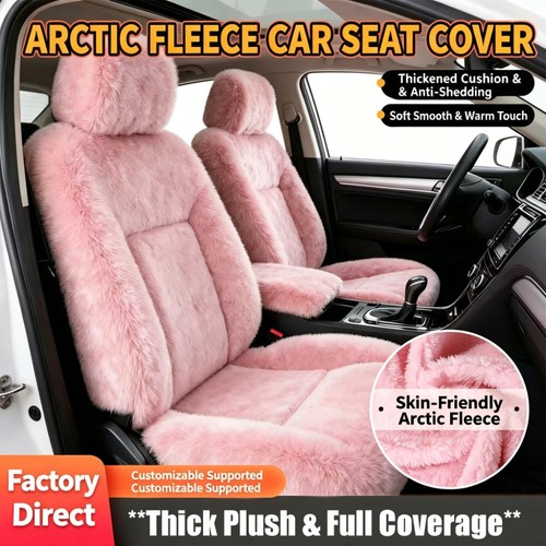 Luxury plush car seat - luxury, cushion