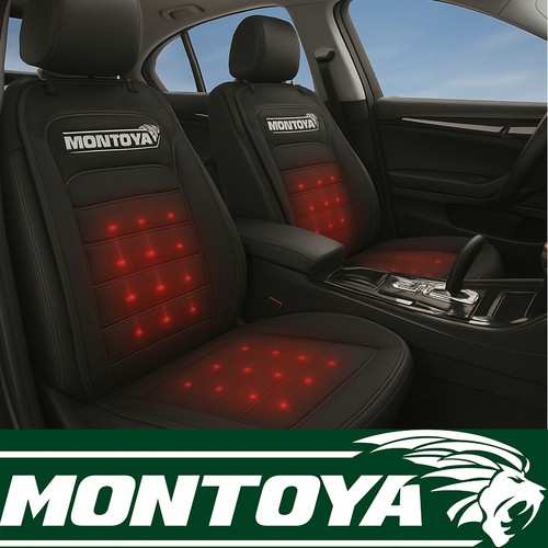 Heated car seat cushion 12v - car,