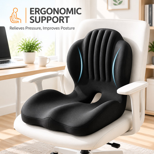 Ergonomic memory foam seat - ergonomic,