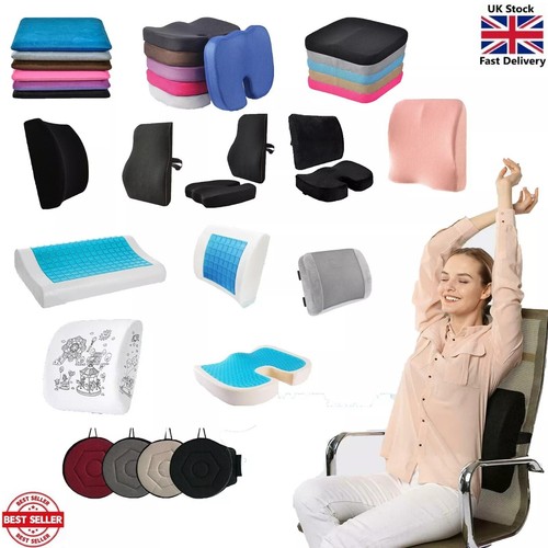 Slim memory foam coccyx seat - foam,
