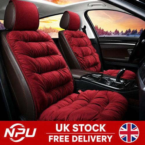 Luxury plush car seat cushion - car,