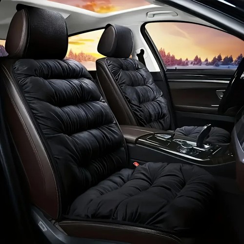 Luxury plush car seat cushion - luxury,