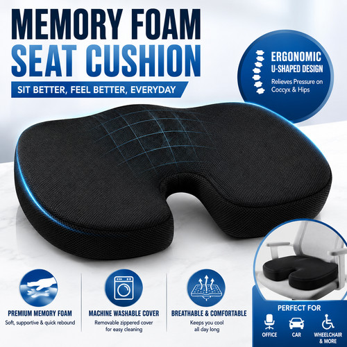 Memory foam seat cushion - seat,